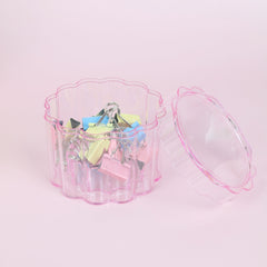 Clear Storage Box Container Organizer for Jewelry Makeup Accessories
