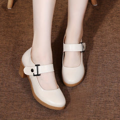 Women's Non-slip Dance Shoes Low Heel Footwear
