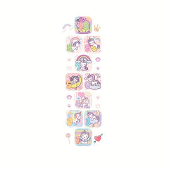 2pcs Cartoon Number Floor Sticker Self Adhesive Waterproof Room Decor