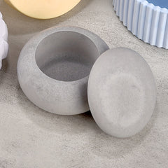 Silicone Mold DIY Crystal Glue Jar Storage Jar Mold