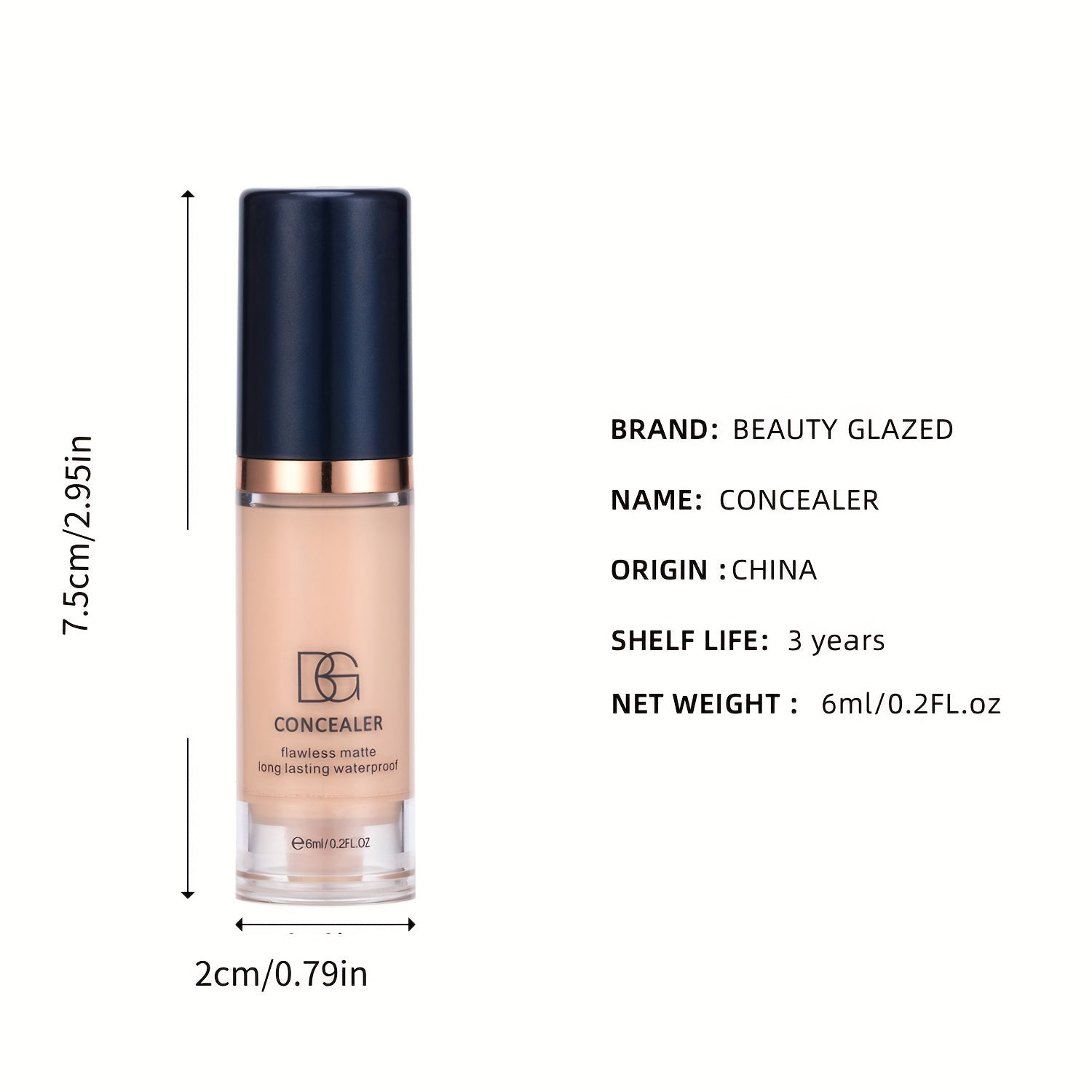 Hydrating Camo Concealer Lightweight Full Coverage Satin Finish