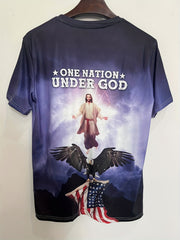 Men's Graphic Print T-Shirt Crew Neck Tee for Summer