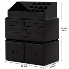 Makeup Organizer Acrylic 3 Pieces Cosmetic Storage Drawers Jewelry Display Box