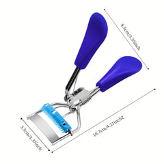 Wide Angle Eyelash Curler with Comb Travel Portable Curling Tool