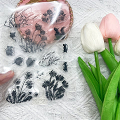 Animal Plant Clear Stamp Silicone Stamp For Scrapbooking DIY Card Making