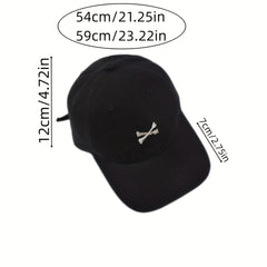Bone Fork Embroidery Baseball Cap