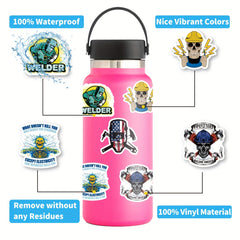 300pcs Funny Stickers Decals DIY Helmet Hard Hat Tool Box Decoration