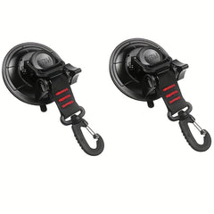 4pcs Heavy Duty Suction Cup Anchor with Hooks Tarp Clips Lock Grip