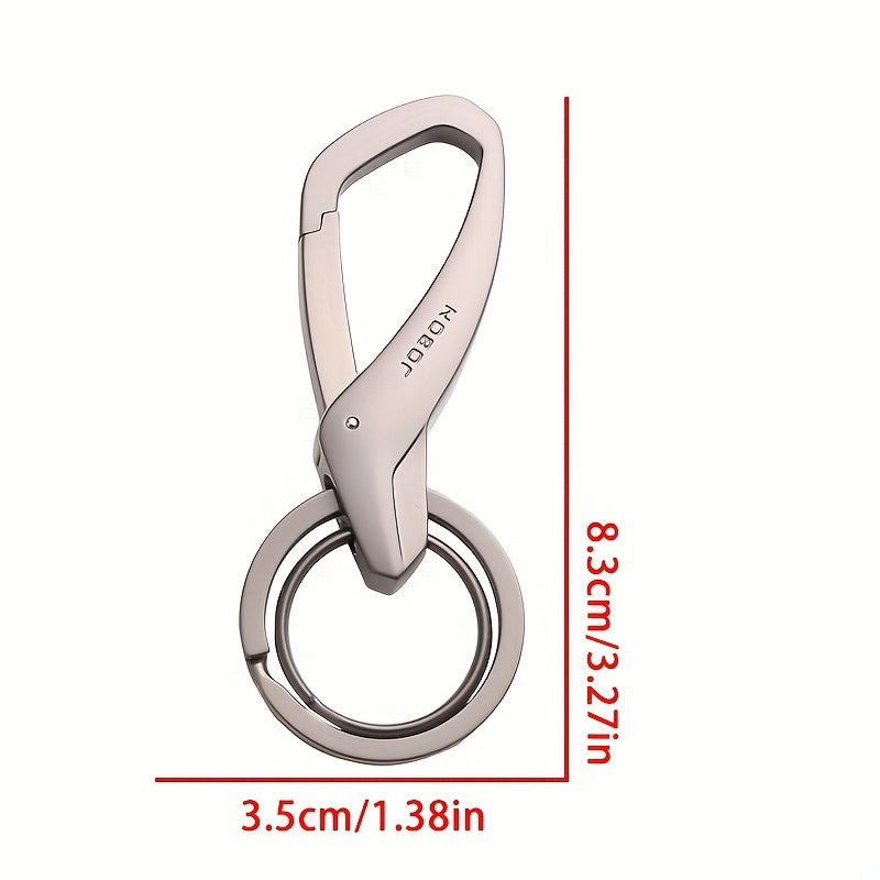 Double Ring Metal Zinc Alloy Key Chain Men's Women's Keychain