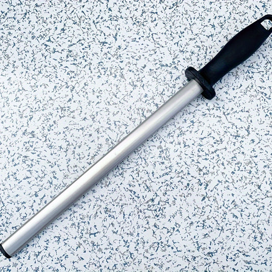 12 Diamond Carbon Steel Rod Sharpener for Food Trucks