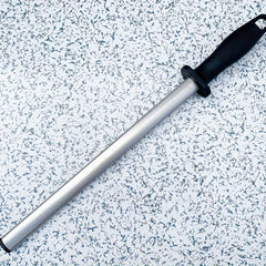 12 Diamond Carbon Steel Rod Sharpener for Food Trucks