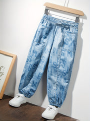 Boys Casual Denim Pants with Pocket for Spring and Autumn