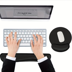 Ergonomic Mouse Pad Keyboard Tray Wristrest Comfortable Memory Foam Mouse Pad