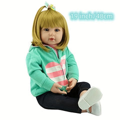 Adorable Reborn Baby Girl Doll with Blonde Hair