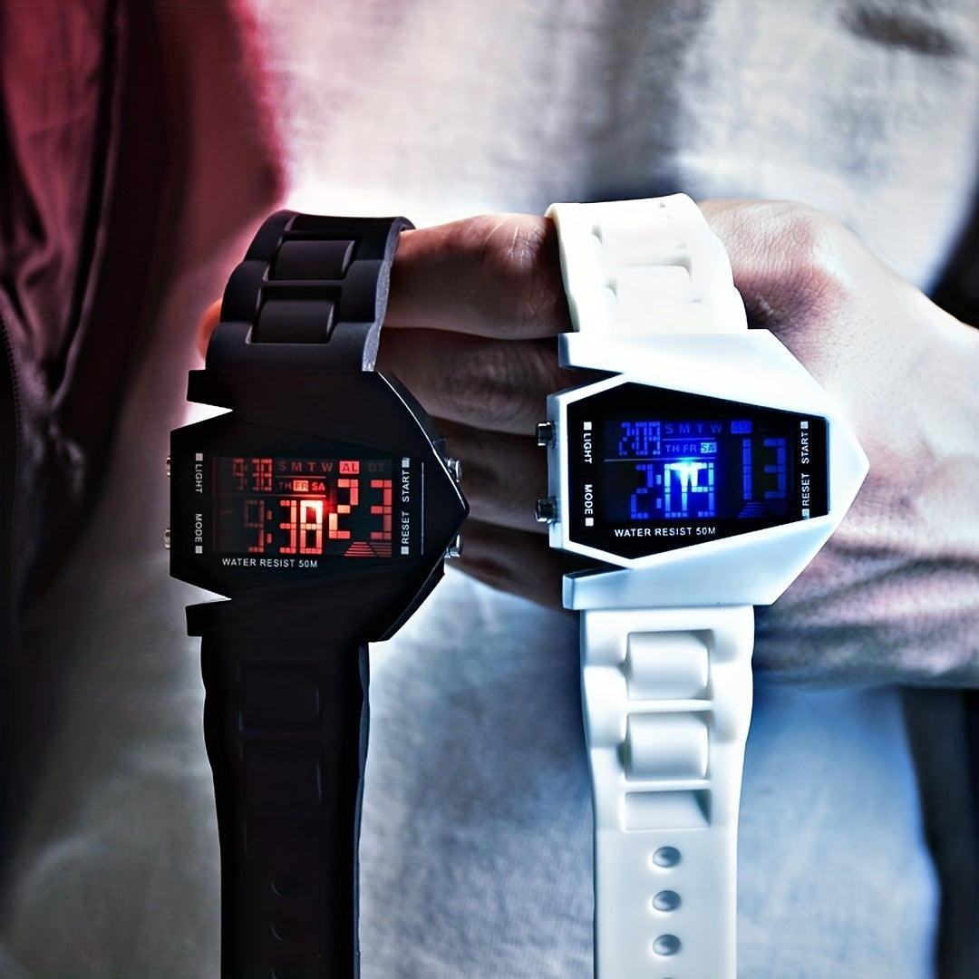 Waterproof Aircraft Watch Luminous Electronic Teenagers Watch