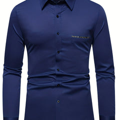 Men's Casual Button Up Shirt Spring Summer