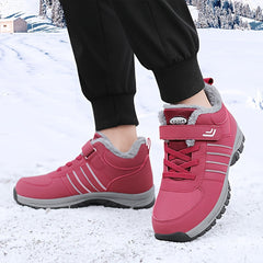 Plush Lined Thermal Snow Boots Non Slip Outdoor Winter Warm Shoes