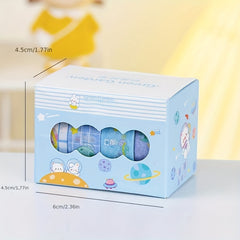 4pcs Cartoon Milk Washi Tape Set Small Fresh Japanese Sticker