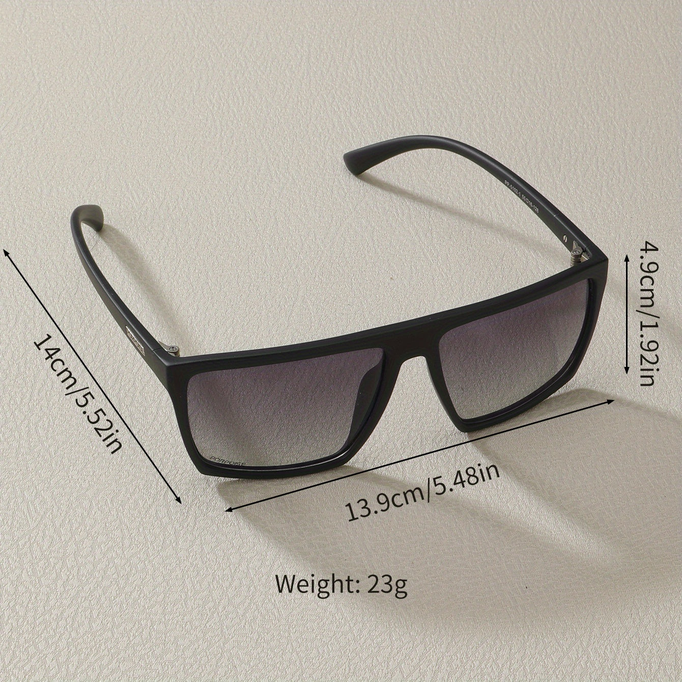 Men's Large Frame Sunglasses UV Protection Holiday Party Decorative Sunglasses