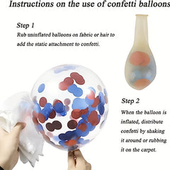 140pcs Red & Blue Baseball Party Balloons Garland Kit