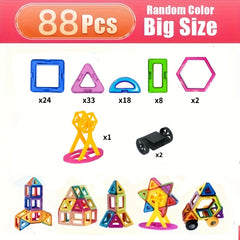 Large Magnetic Building Blocks for Education