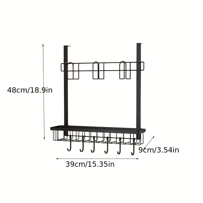 Nali Kitchen Refrigerator Storage Rack Hanging Stainless Steel Side Hook