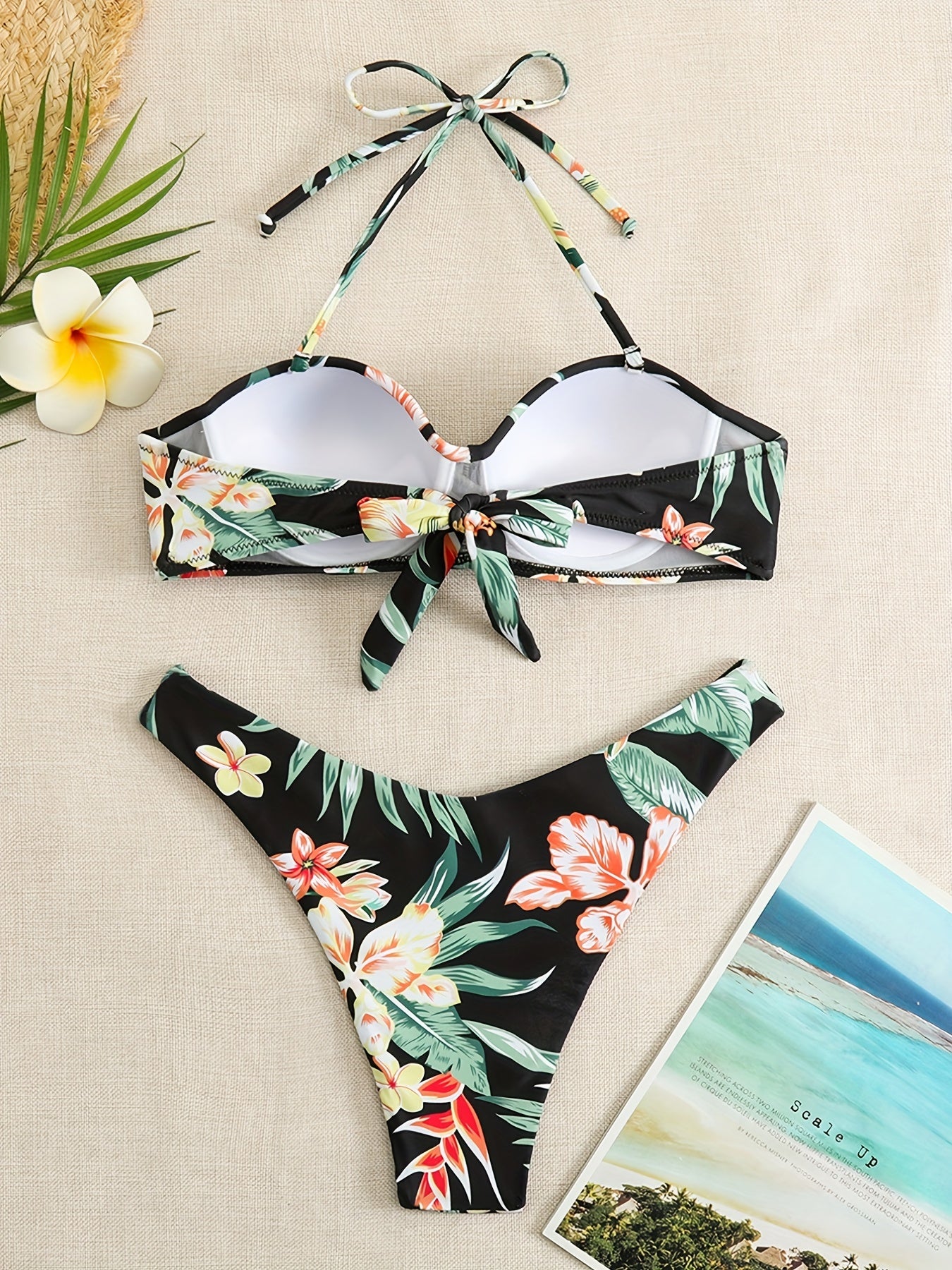 Leopard Print 2 Piece Bikini Set Sexy Swimsuit