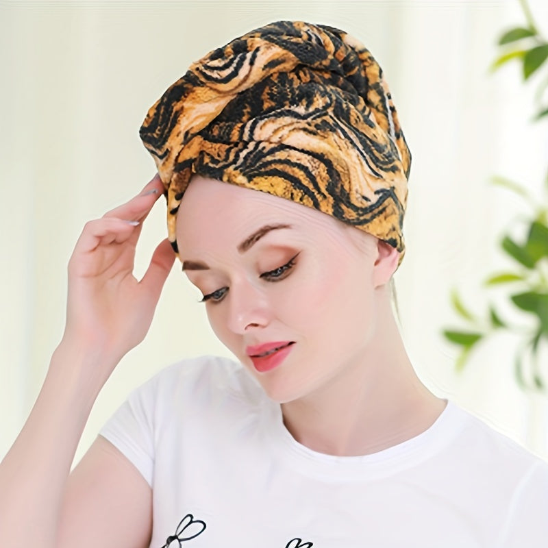 Women's Hair Towel Cap Quick Drying Absorbent Hair Wrap Soft Bathroom Supplies