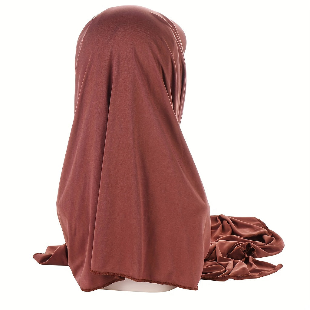 Women's Lightweight Hoodie Scarf Hat Turban Hijab Ramadan