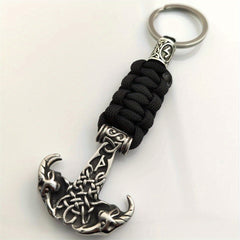 Viking Stainless Steel Double Sheep Head Hammer Pendant