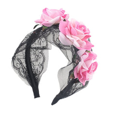 Girl s Halloween Rose Flower Headband For Children