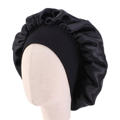 Baby Satin Bonnet Elastic Sleeping Cap for Boys and Girls