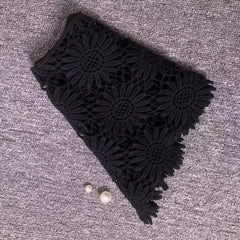 Sunflower Hollow Out Shawl Vintage Cape for Party Prom Wedding