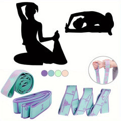 Yoga Stretching Tension Belt Fitness Resistance Rope for Dance Training