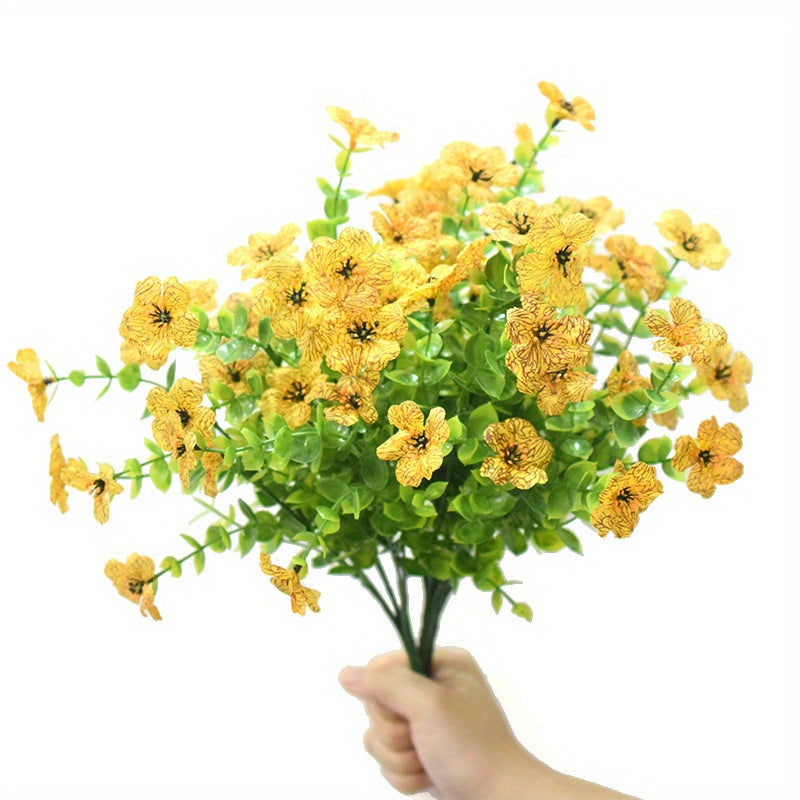 2pcs Outdoor Artificial Flowers for Garden Window Box Porch Home Decoration