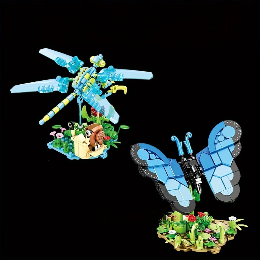 Insect World Puzzle Toy Set Home Decor Educational Building Blocks