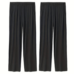 Wide Leg Casual Sports Pants With Pocket Comfortable Stretchy Casual Running Pan
