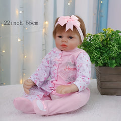 55 88 Cm Lifelike Doll Reborn Dolls Silicone Reborn Dolls Gift