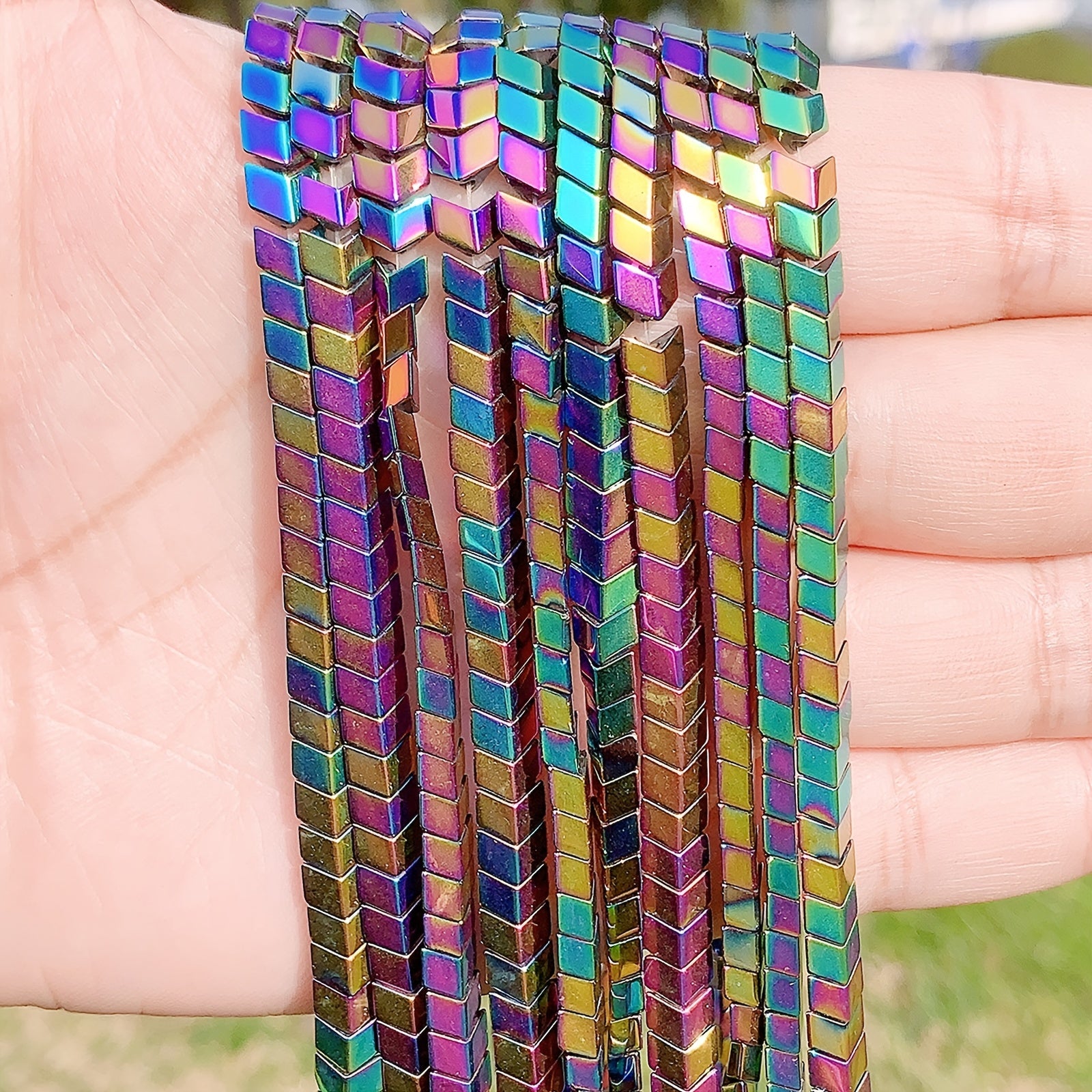 100pcs Arrow Rainbow Hematite Loose Beads for Jewelry Making