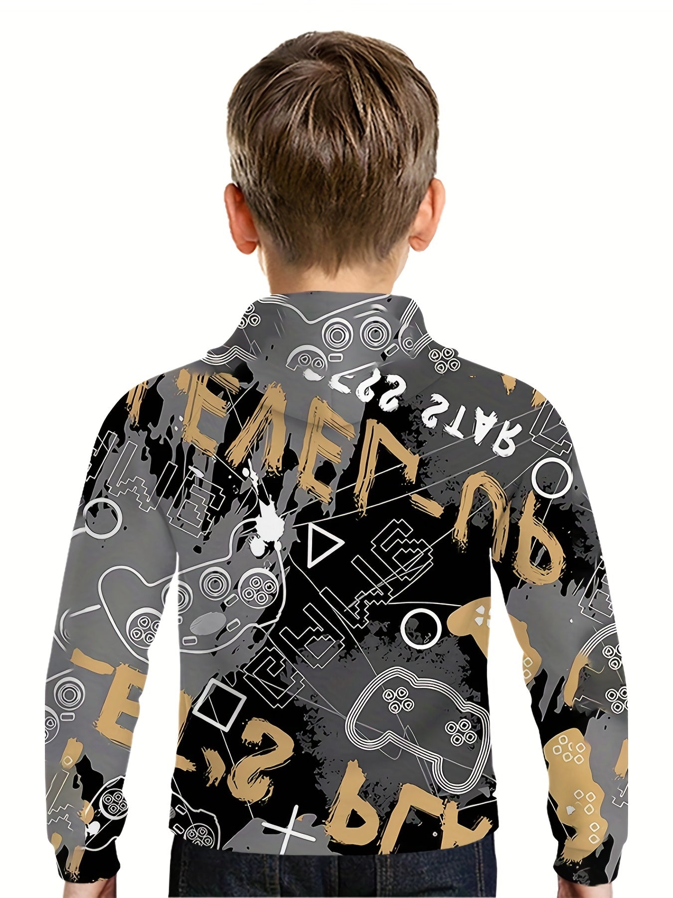 Boy's Graphic Hoodie 3D Print Sweatshirt