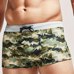 Men's Camouflage Briefs for Beach Surfing Swimming
