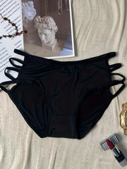 3pcs Stretchy Intimates Panties Breathable Solid Briefs Women's Lingerie