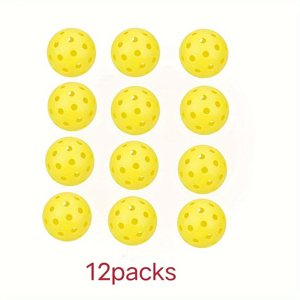 12pcs Pickleball For Training And Entertainment Sports Game