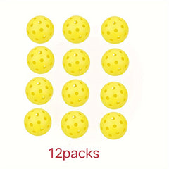 12pcs Pickleball For Training And Entertainment Sports Game