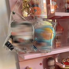 Square Coin Purse Key Holder Doll Display Box
