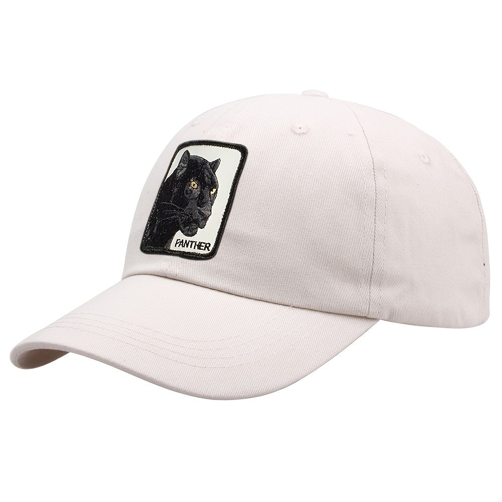 Hip Hop Leopard Embroidered Duck Cap Baseball Cap