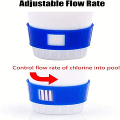 Strong Pool Chlorine Dispenser, Fits 3 Tablets, Adjustable Release