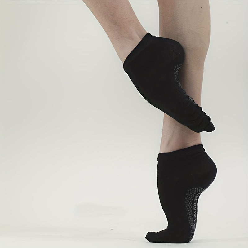 Non Slip Yoga Socks and Gloves Set for Improved Grip