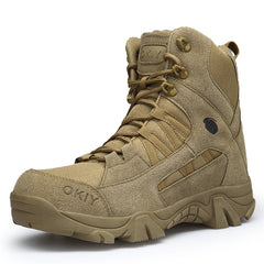 Men's Suede Hiking Boots Wear Resistant Non Slip Outdoor Shoes