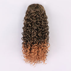 Long Deep Curly Ponytail Extension Synthetic Hair